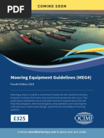 Mooring Equipment Guidelines (MEG4) : Coming Soon