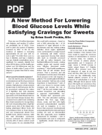 Lowering Blood Glucose Levels