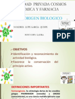 Drogas de Origen Biologico