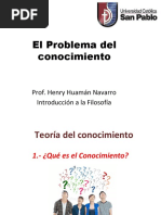 El Problema Del Conocimiento 