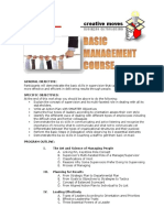 Basic Management Course - Ploc