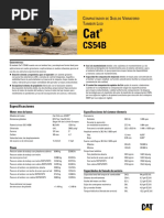 Especificaciones Compactadora CAT CS54B PDF