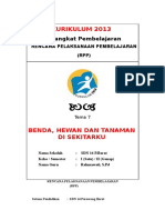 TEMA 7 - Benda, Hewan Dan Tanaman Di Sekitarku