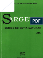 19 Sargetia - Acta Musei Devensis - Series Scientia Naturae XIX 2002 PDF