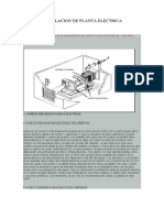 Instalacion de Planta Electrica