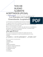 Ejemplos Principios de Contabilidad Generalmente Aceptados