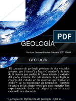 GEOLOGÍA