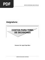 Modulo Costos para Toma de Decsiones PDF