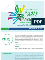 12th PNHRS Program Book As of August