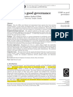 UNDP On Good Governance