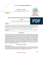 Study On Induced Breeding in Ornamental Fishpoecilia Sphenops C Sudha