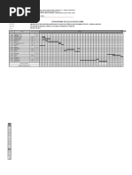 Cronograma de Ejecucion de Obra