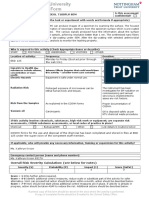 Risk Assessment Form - JEOL 7100FLV SEM - Vysakh - MRes Mol Micro