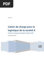 Driss Cahier de Charge