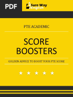 Sure Way English PTE Score Boosters Book PDF