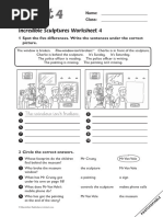 Incredible Sculptures Worksheet 4: The Window Isn't Broken