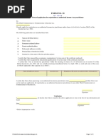 Form No. 39: Form of Application For Registration As Authorised Income - Tax Practitioner