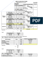 SBM Validation Form