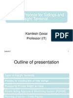 Planning Process For Sidings and PFT PDF