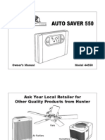 Thermostat 44550 Owners Manual