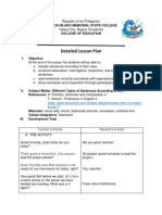 Different Types of Sentences Lesson Plan