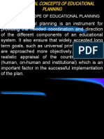 Fundamental Concepts of Educational Planning