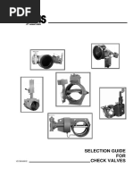 Selection Guide For Check Valve PDF