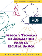 Juegos y Tecnicas de Animacion para La Escuela Basica PDF