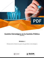 Gestión Estratégica en La Gestión Pública