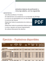 Casos y Tablas de Los Explosivos 