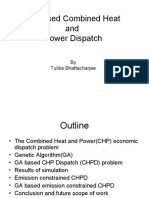 GA Based Combined Heat and Power Dispatch: by Tulika Bhattacharjee