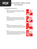 Occupational Health, Safety and The Environment: What Are The Different Types of Fires?