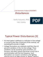 Disturbances: Síxifo Falcones, Phd. Fiec - Espol