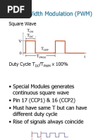 Pulse Width Modulation (PWM) : Square Wave