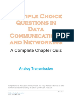 Analog Transmission MCQ