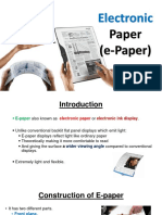 Electronic: Paper (E-Paper)