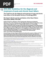 Acute Heart Failure Esc PDF