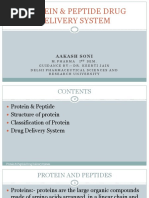 Protein & Peptide Drug Delivery System