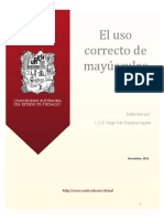 Uso Correcto de Mayúsculas PDF