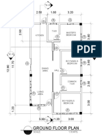 Ground Floor Plan: Kitchen T & B Master'S Bedroom