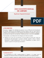 Proceso Constitucional de Amparo 