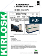 Data Sheet Kirloskar 150kva