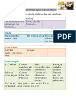 Planificação Texto, Como Passar Dia Da Páscoa