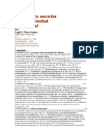 A. I. Pérez Gomez - La Cultura Escolar en La Sociedad Neoliberal - La Cultura Crítica