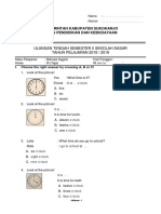 Soal Bahasa Inggris Kelas 3