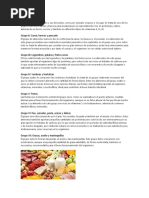 Tipos de Alimentos