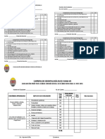 Rubricas de Las Áreas y Bioseguridad