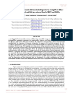 Performance Improvement of Domestic Refrigerator by Using PCM (Phase Change Material) and Refrigerant As A Blend of R290 and R600a