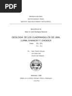 BOLETIN #043A - Geología - Cuadrangulo de Lima (25i), Lurín (25j), Chancay (24i) y Chosica (24j), 1992