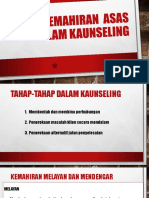 Kemahiran Asas Dalam Kaunseling